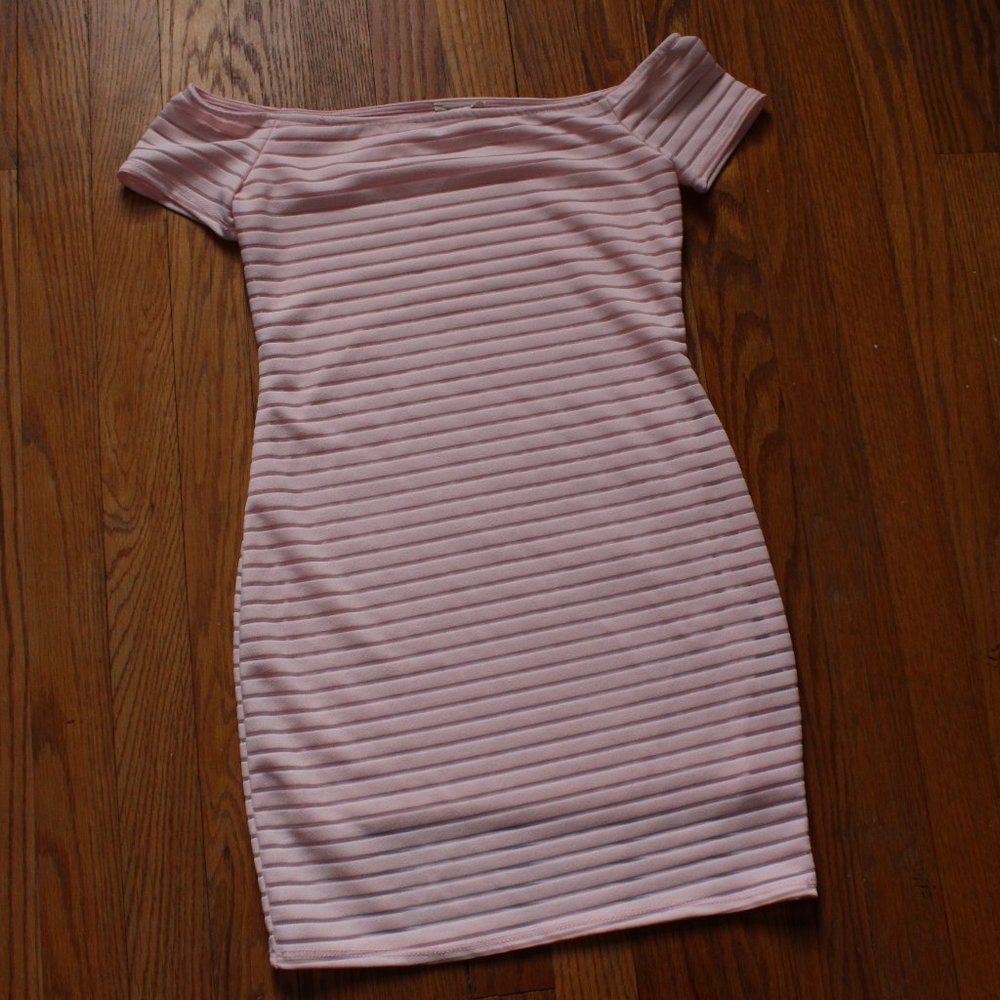 Silence & Noise Off The Shoulder Dress